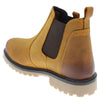 Wrangler Yuma Chelsea Ankle Leather Pull On Mens Boots