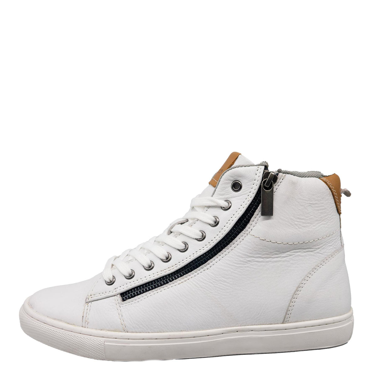 HX London Ilford High Top Leather Trainers