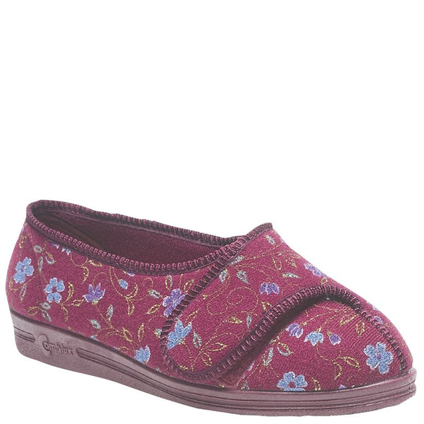 Comfylux Davina Superwide Touch Fastening Slippers