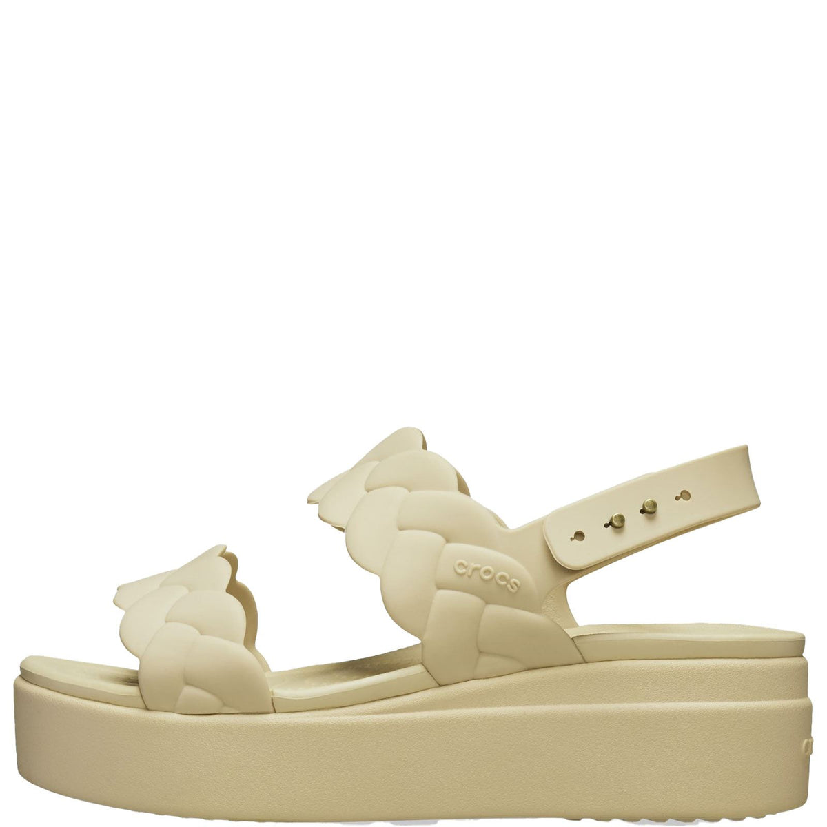 Crocs Brooklyn Women's Woven Low Wedge Sandals