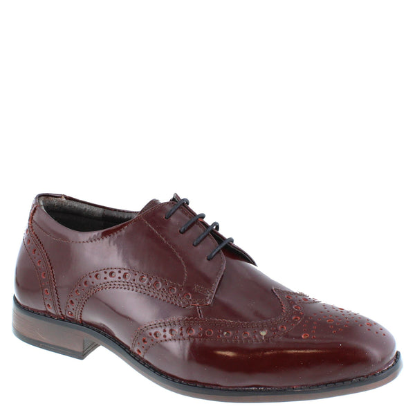 HX London Barbican Men's Leather Brogue Shoes