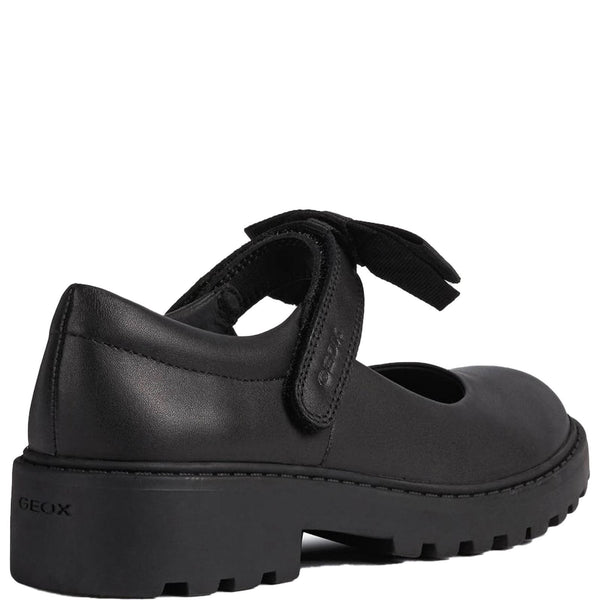 Geox Casey Girls' Touch Fastening Ballerina School Shoes