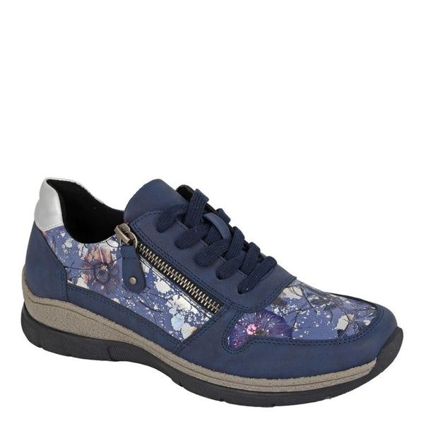 Cipriata Clita Ladies 5 Eye Lace & Zip Trainers
