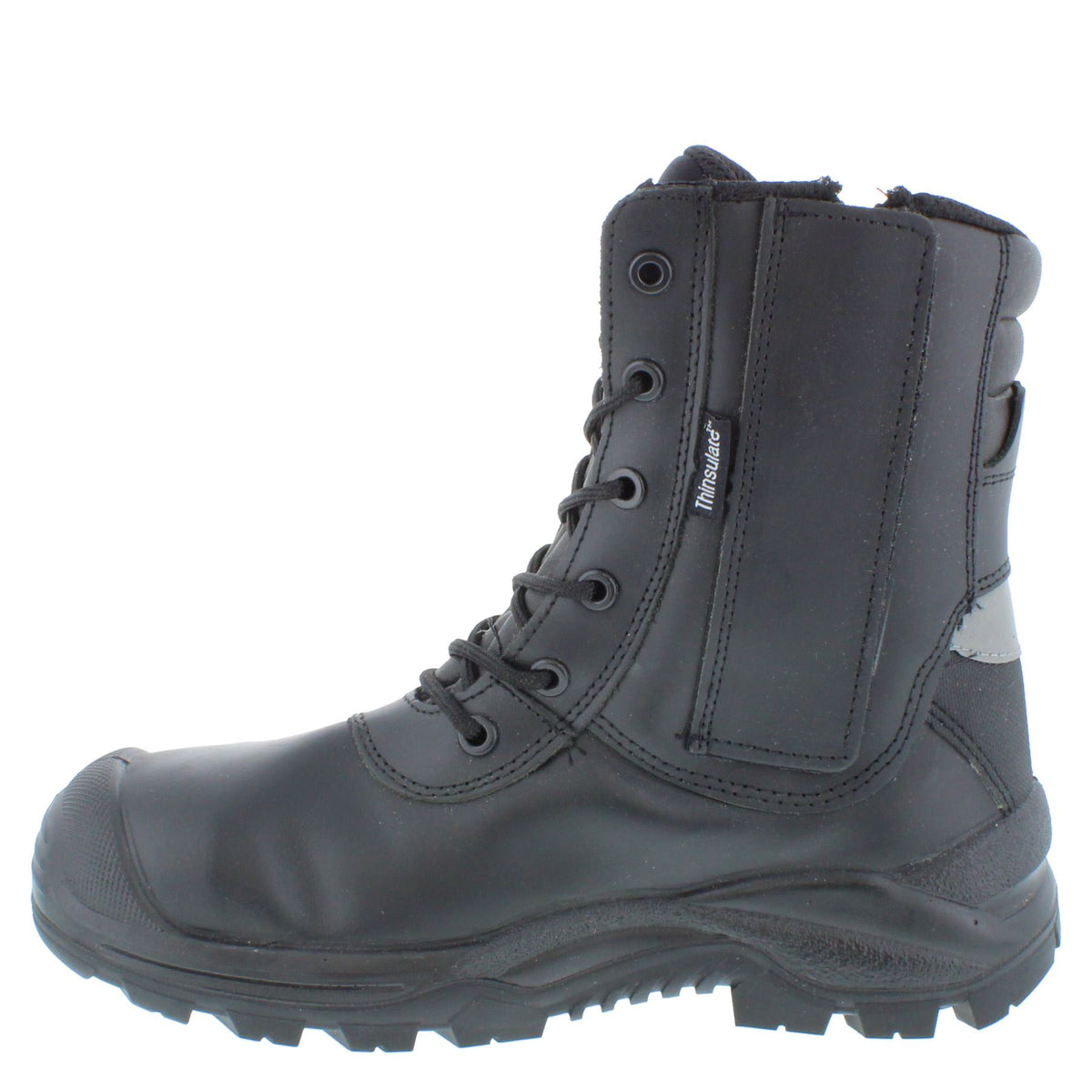 U-Power Leopard Leather Work Hi Leg Vibram Lace Up Toecap Midsole Work Boots