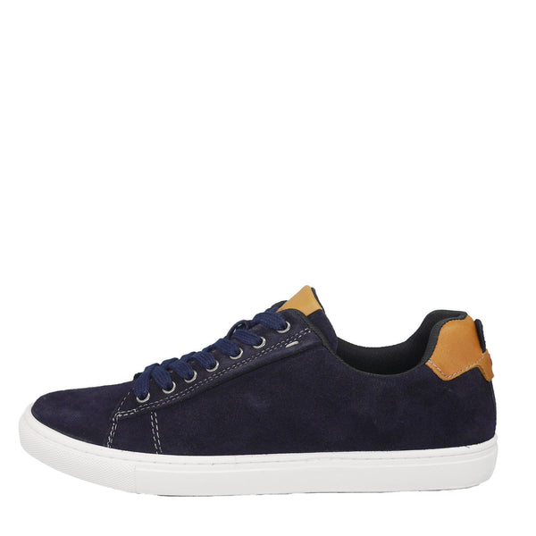 Romford Suede Smart Casual Lace Up Trainers