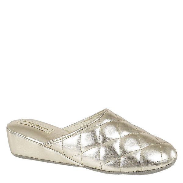 Dunlop Sybil Quilted Mule Slippers