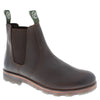Frank James Brigstock Brogue Leather Pull On Mens Brogue Chelsea Dealer Boots