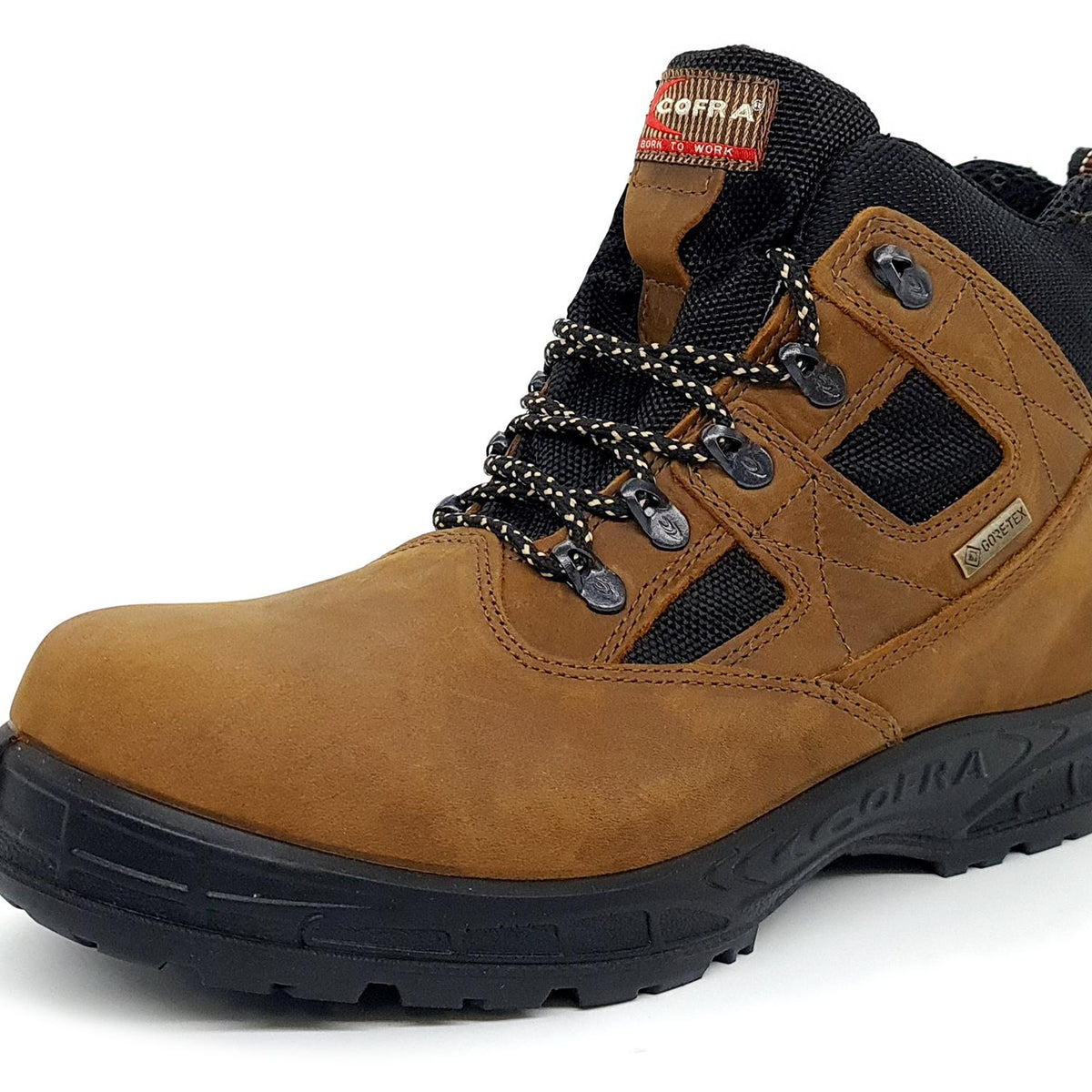 Cofra Toronto Brown Gore-Tex S3 Safety Brown Leather Work Boots