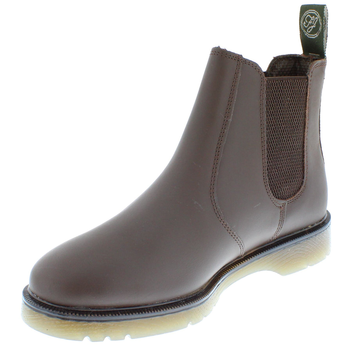 Frank James Naseby Mens Leather Chelsea Dealer Pull On Boots