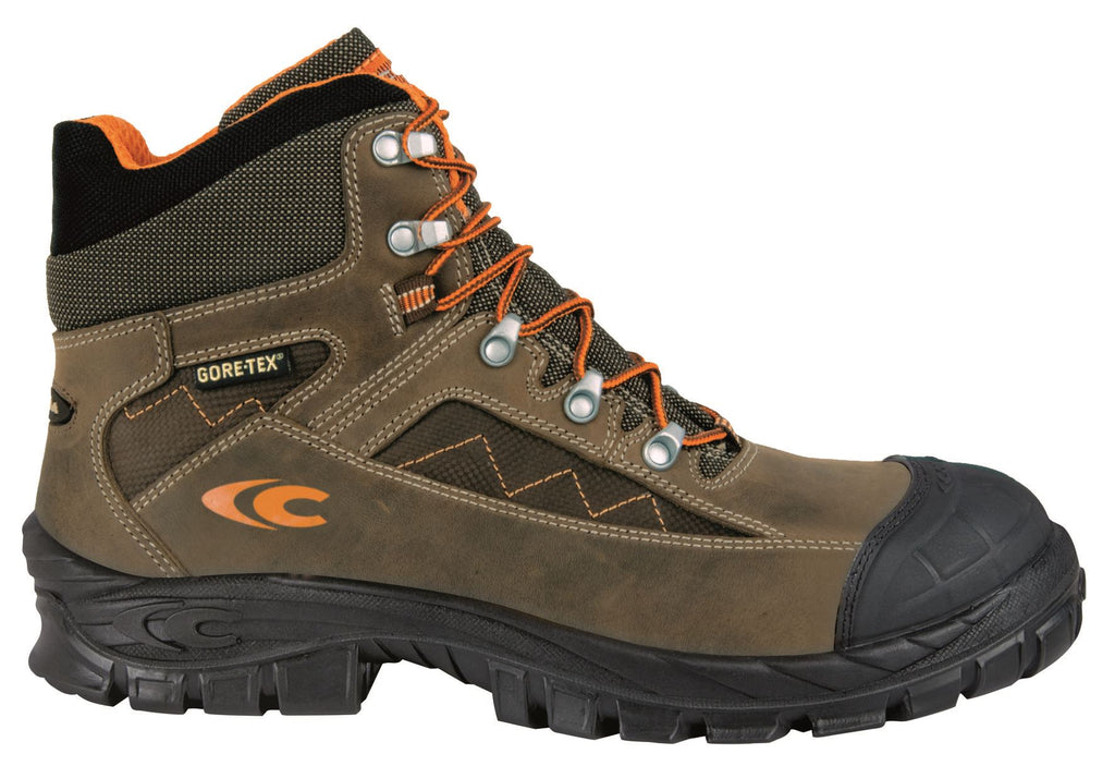 Cofra Frosti S3 Gore-Tex Brown Leather Lace Up Toecap Midsole Safety Work Boots