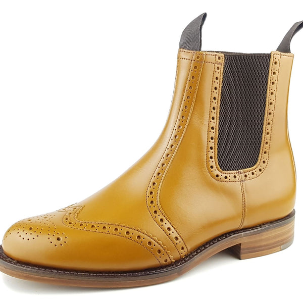 Charles Horrel England CH2012 Brogue Leather Sole Welted Mens Boots