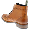 Frank James Camden High Quality Cleated Real Leather Lace Up Brogue Mens Boots