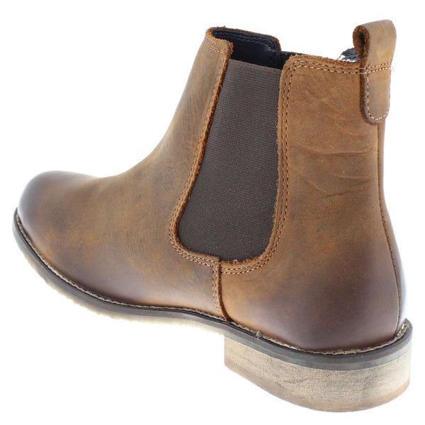 Frank James Aintree Ladies Leather Pull On Chelsea Boots