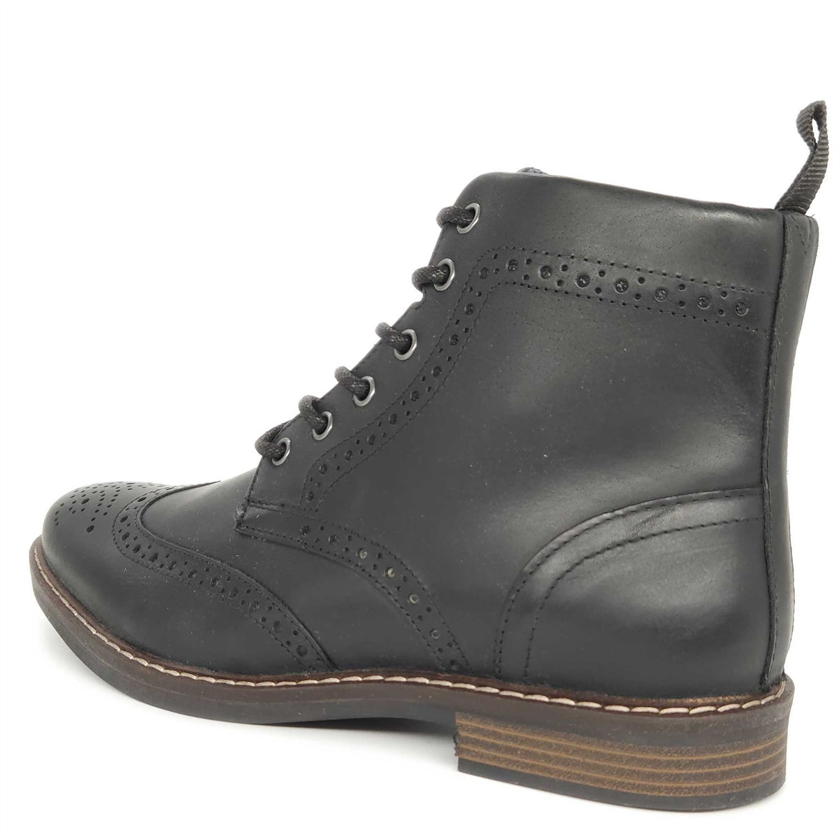 Red Tape Crick Dixon Leather Brogue Lace Up Mens Casual Boots