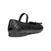 Geox Girls Black Elasticated Plie' Junior School Shoes