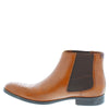 Clarks Gilmore G Fit Smart Tan Leather Brogue Chelsea Boot