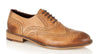 London Brogues Mens Leather Lace Up Wingtip Formal Gatsby Evening Brogue Shoes