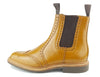 Charles Horrel England CH2008 Brogue Leather Welted Mens Chelsea Commando Boots
