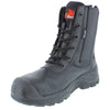 U-Power Leopard Leather Work Hi Leg Vibram Lace Up Toecap Midsole Work Boots