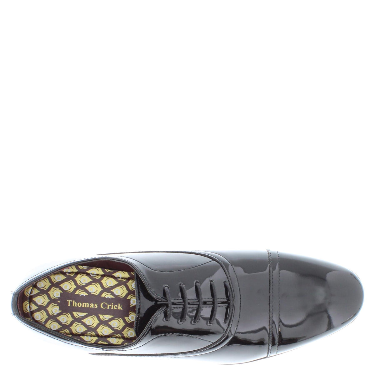 Thomas Crick Men's Patent Lace Up Dress Shoes
