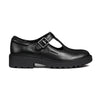 Geox Girls School Black Buckle J Casey G. E Shoes
