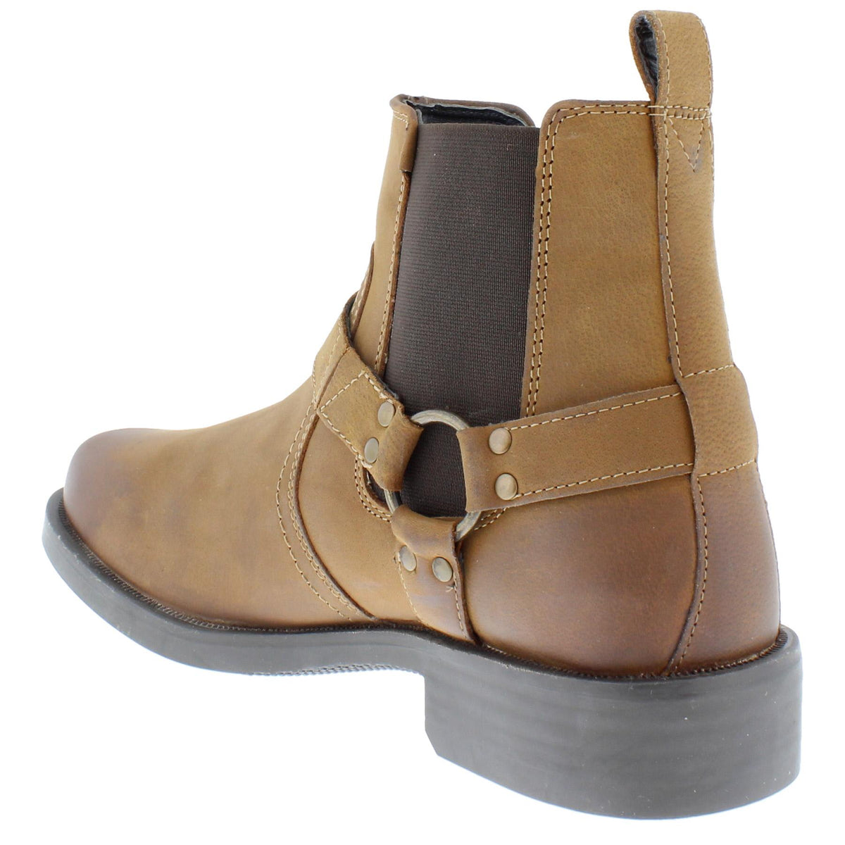 HX London Malden Western Ankle Biker Boots