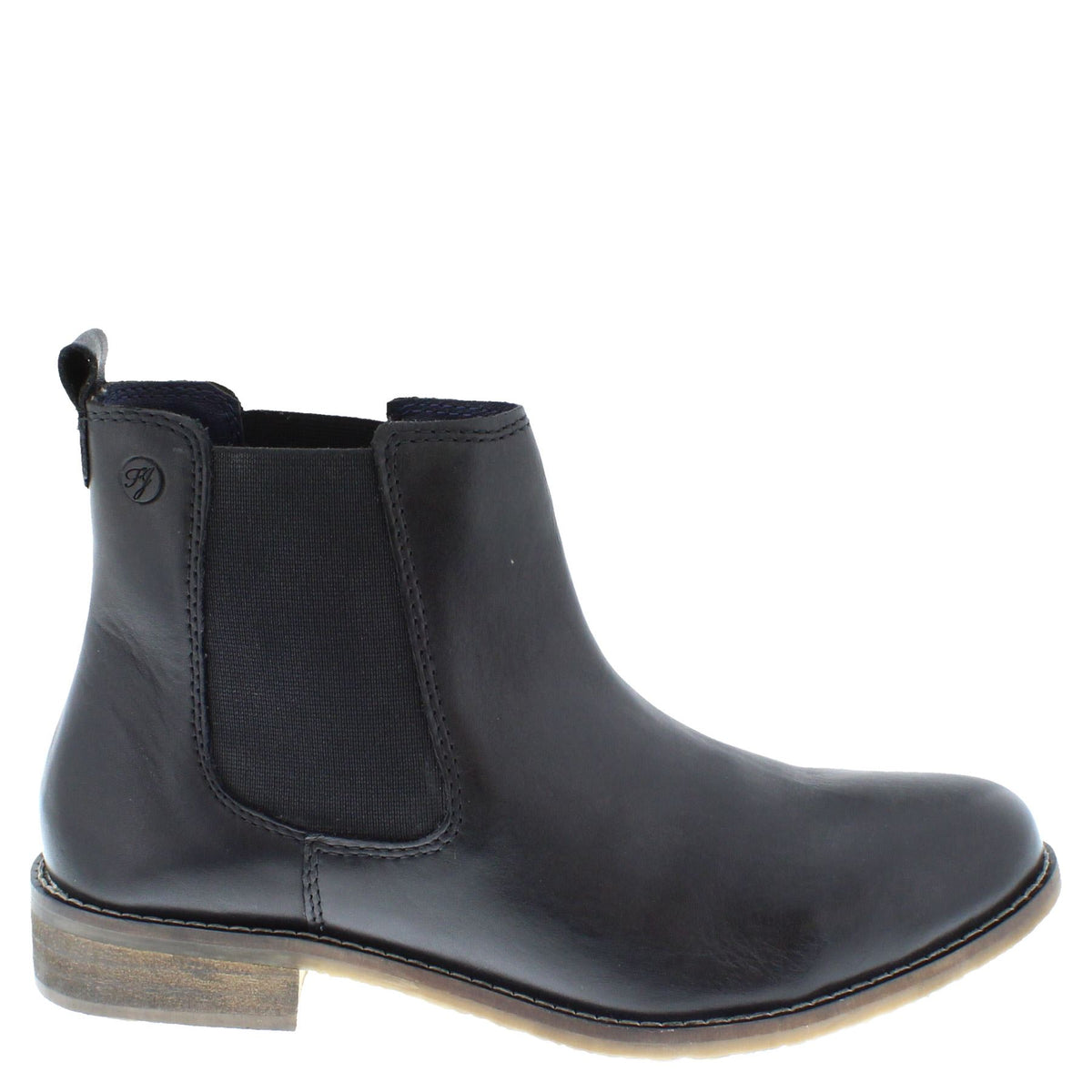 Frank James Aintree Ladies Leather Pull On Chelsea Boots
