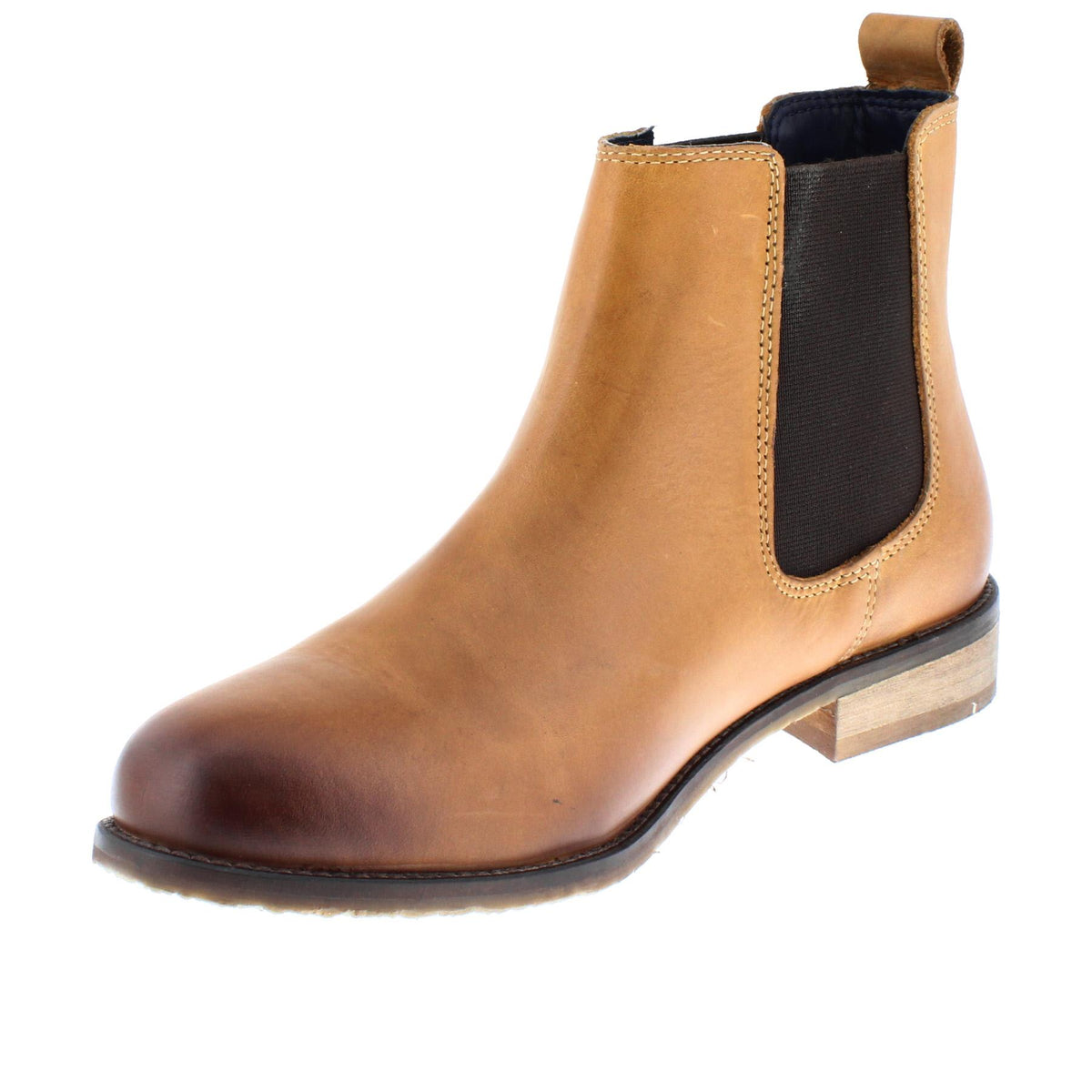 Frank James Aintree Ladies Leather Pull On Chelsea Boots