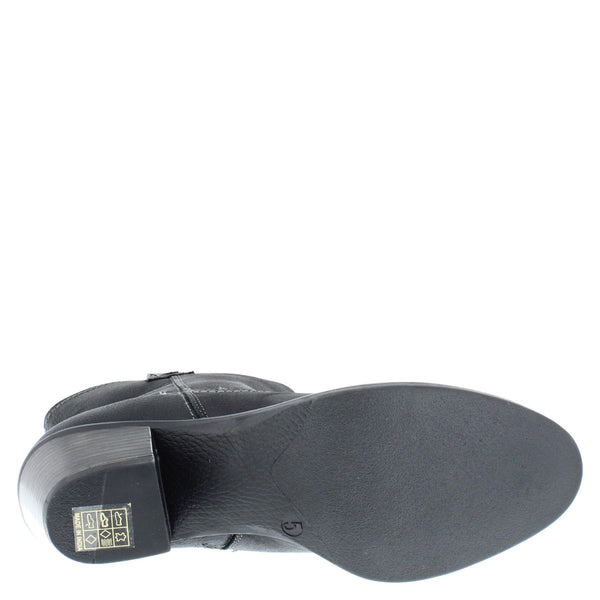 HX London Dallas Women's Leather Mid-Calf Cowboy Boots