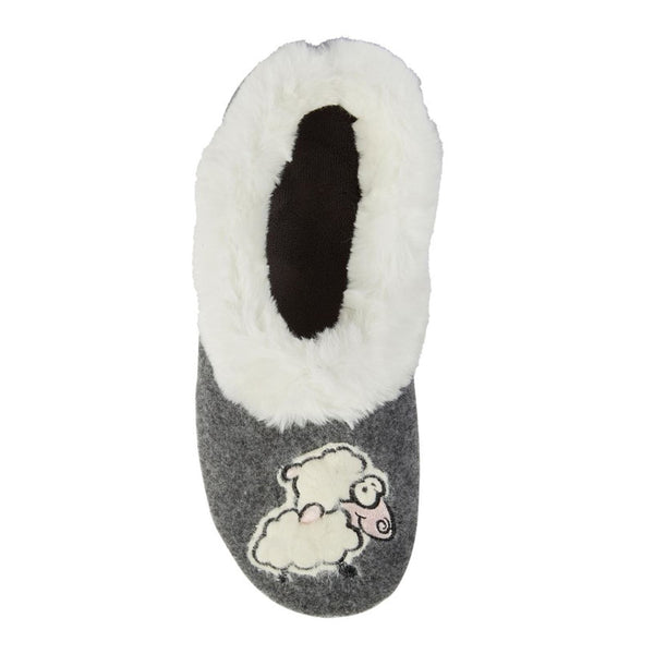 Sleepers Nikki Faux Fur Cuff Sheep Slippers
