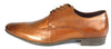 POD Como Pointed Toe Lace Up Casual Formal Mens Leather Shoes