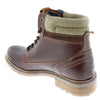 Wrangler Hill Tweed Lace Leather Combat Mens Boots