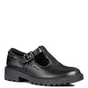 Geox Casey Girls Leather T-Bar Buckle School Shoes