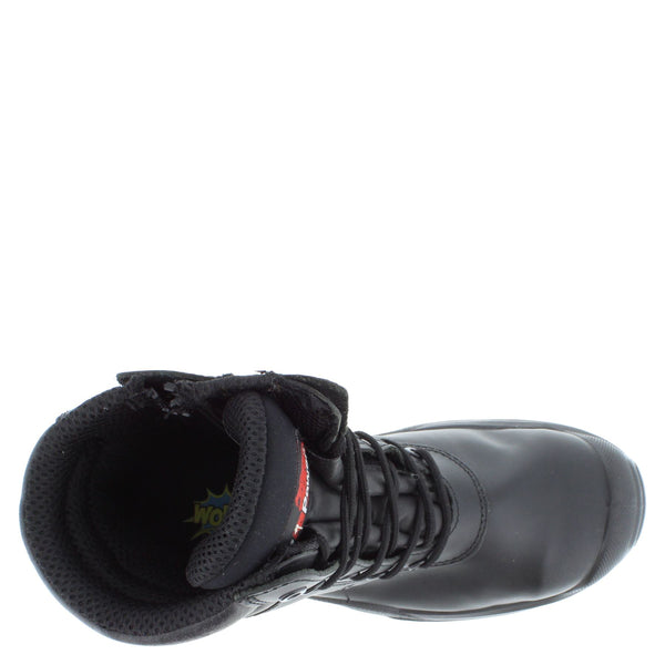 U-Power Leopard Leather Work Hi Leg Vibram Lace Up Toecap Midsole Work Boots