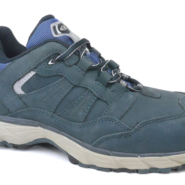 Cofra Ghost Navy Blue Leather S3 Toecap Misole Safety Trainer Hikers Lace Mens