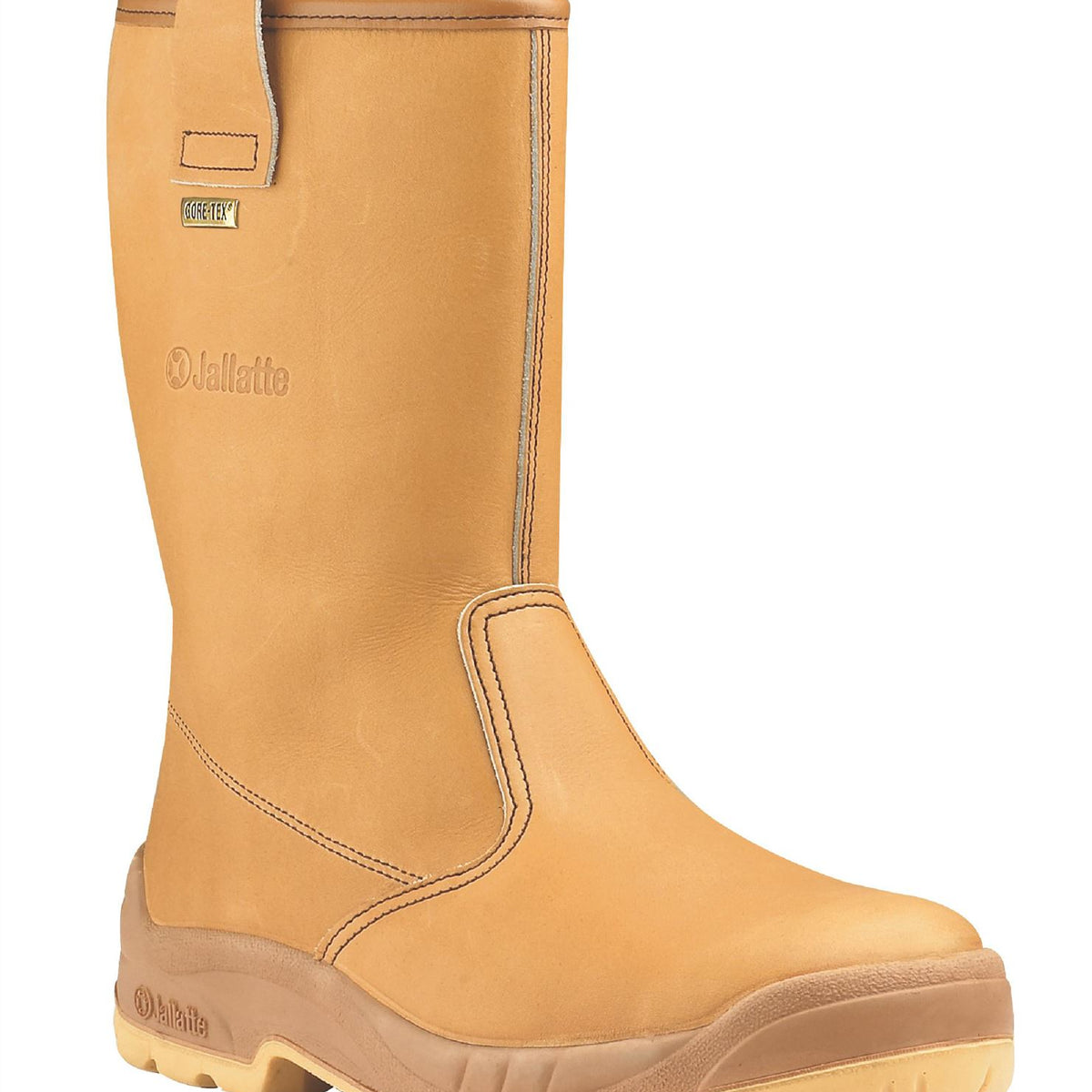 Jallatte Jalpole S3 WR SRC Tan Honey Gore-Tex Composite Toecap Rigger Digger Work Boots