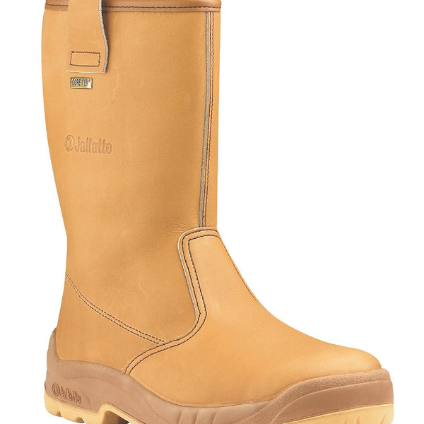 Jallatte Jalpole S3 WR SRC Tan Honey Gore-Tex Composite Toecap Rigger Digger Work Boots