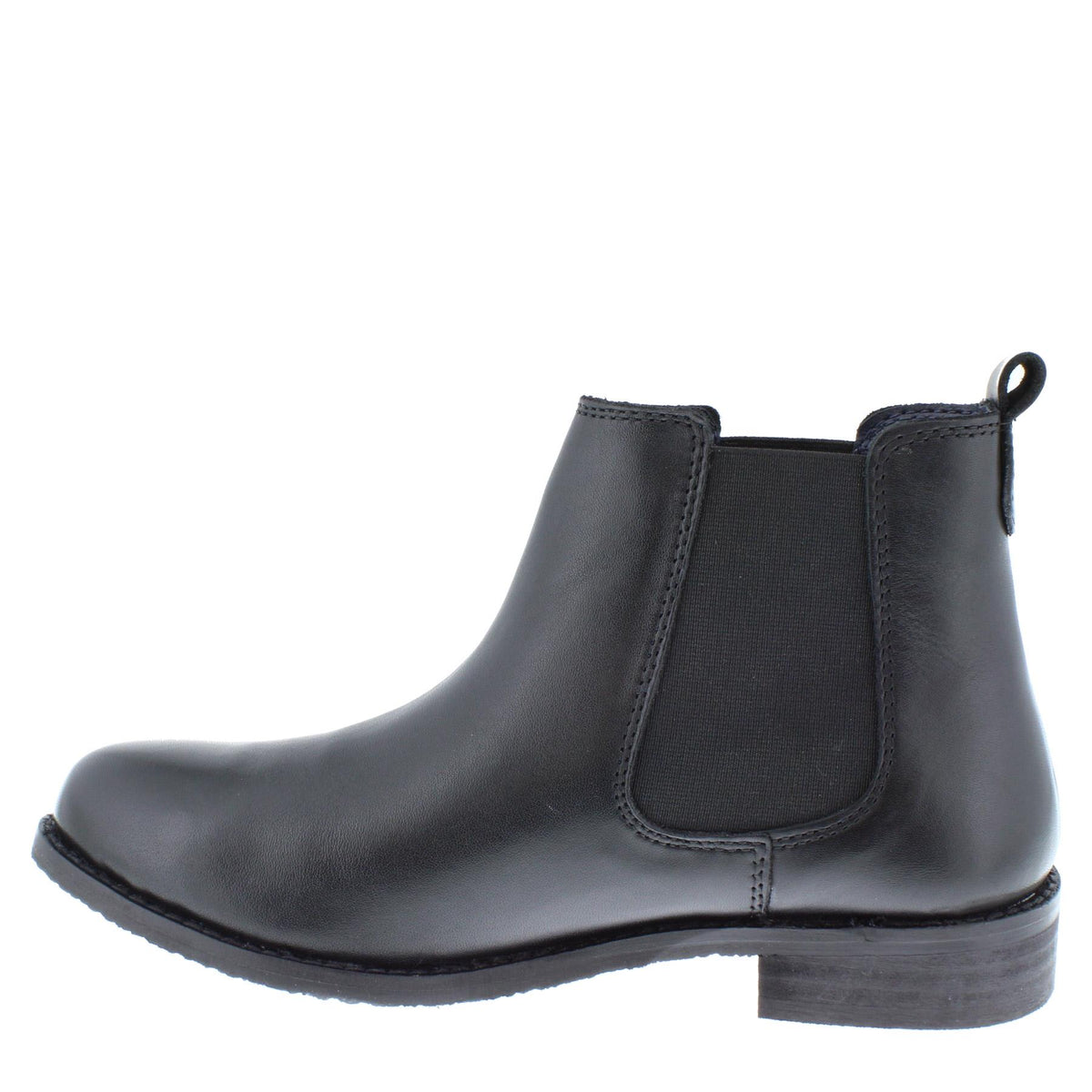 Frank James Aintree Ladies Leather Pull On Chelsea Boots