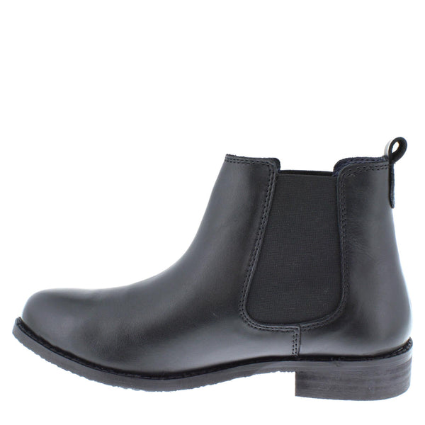 Frank James Aintree Ladies Leather Pull On Chelsea Boots