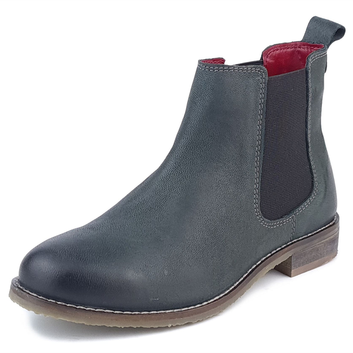 Frank James Aintree Ladies Leather Nubuck Chelsea Pull On Boots