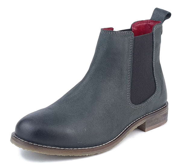 Frank James Aintree Ladies Leather Nubuck Chelsea Pull On Boots