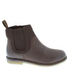Frank James Epsom Boys Leather Neoprene Zip Up Chelsea Boots