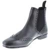 HX London Harlow Men's Leather Pointed Brogue Chelsea Boots