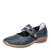 Boulevard L 394 Touch Fastening Perforated Bar Casual Sandals