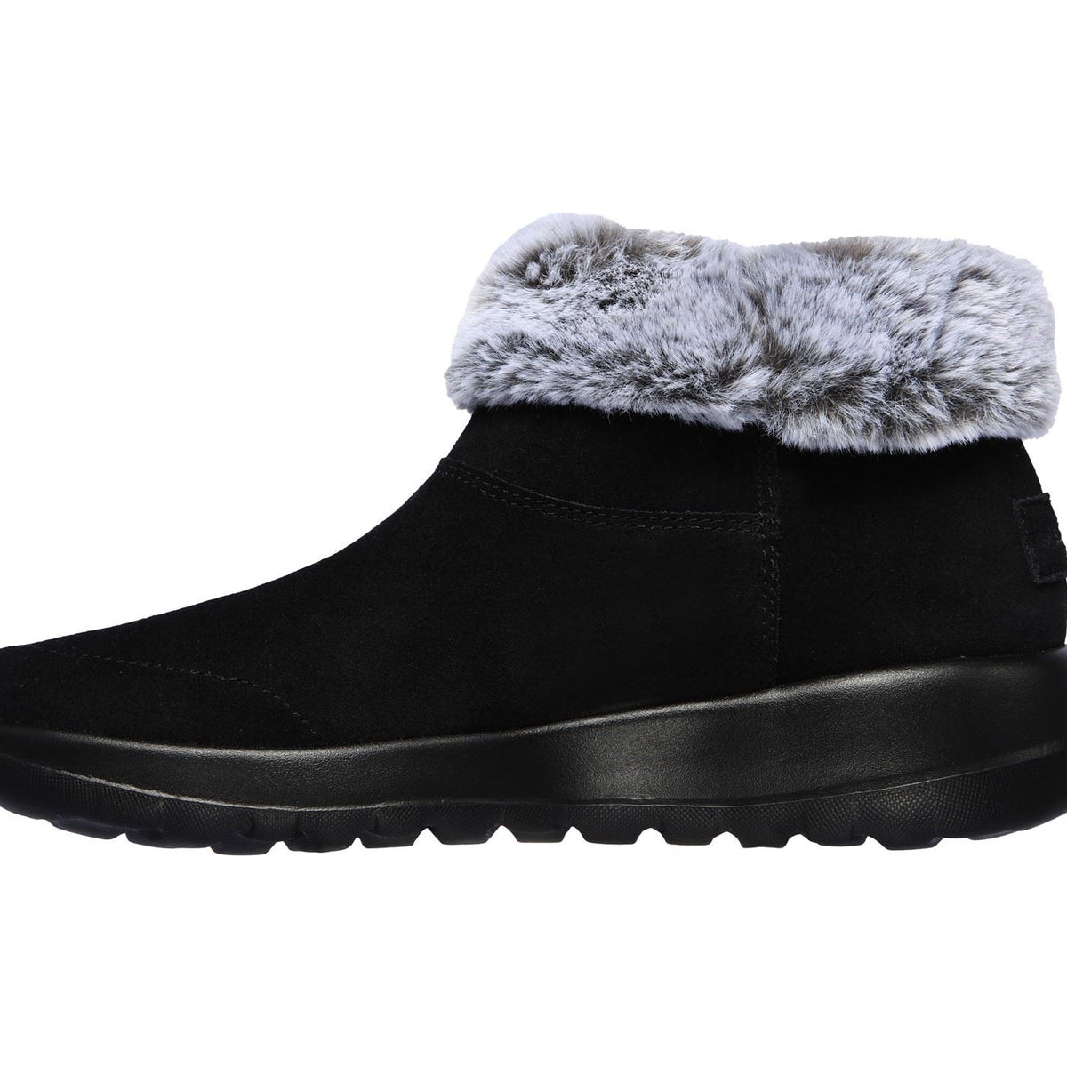 Skechers On The Go Joy Savvy Fur Trimmed Ankle Boots