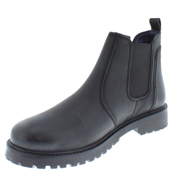 Wrangler Yuma Chelsea Ankle Leather Pull On Mens Boots