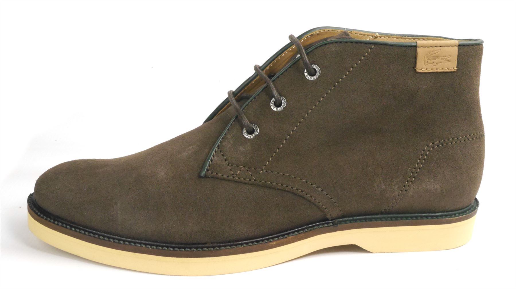 Lacoste Sherbrooke Brown Leather Mens Lace Up Boots – Foot Box