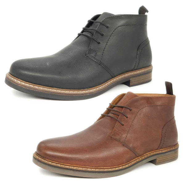 Thomas Crick Dallas Leather Mens Chukka Ankle Lace Up Boots