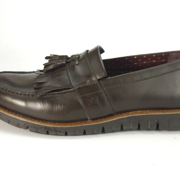 London Brogues Gatz Loafer Leather Lightweight Flexible Mens Shoes