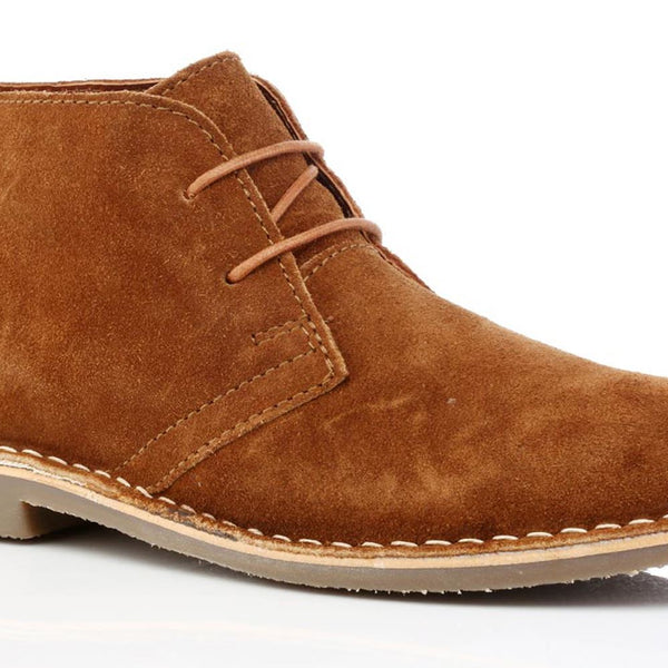 Thomas Crick Gobi Suede Leather Mens Desert Lace Up Chukka Boots